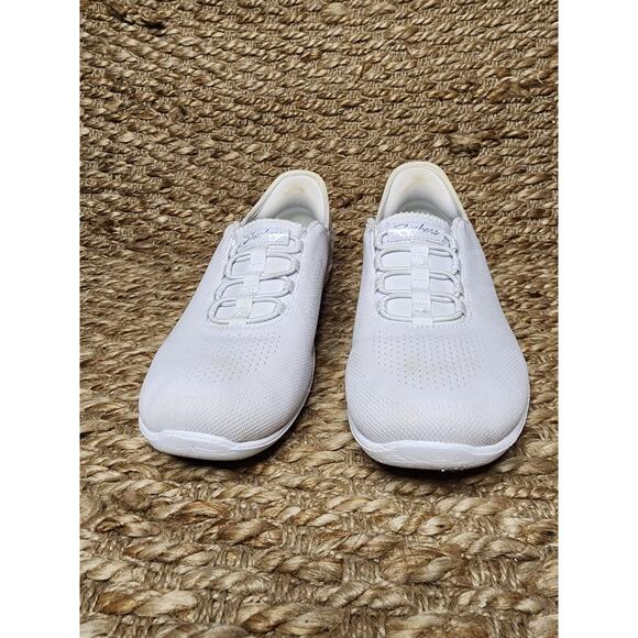 Skechers Women's Newbury St-Lightly Sneaker White Comfort Shoes Size 8.5 - Picture 3 of 10
